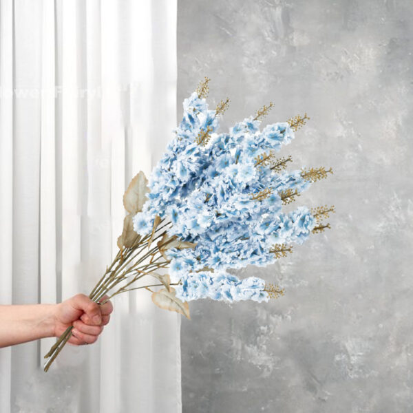 Bunga Delphinium Spring Snapdragon Artificial Oncidium Sedap Malam