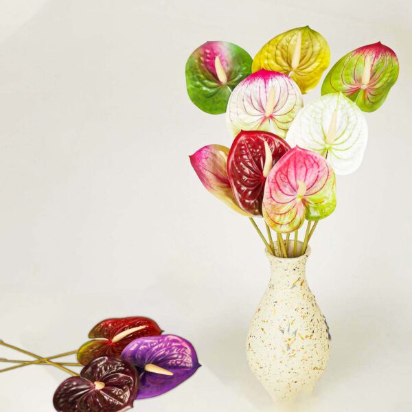 Bunga Anthurium Kuping Gajah Jumbo Latex Artificial Flower