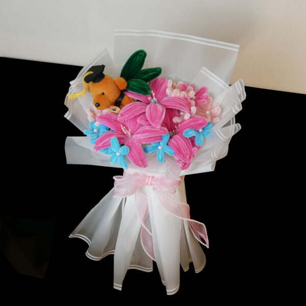 Buket Bunga Bulu