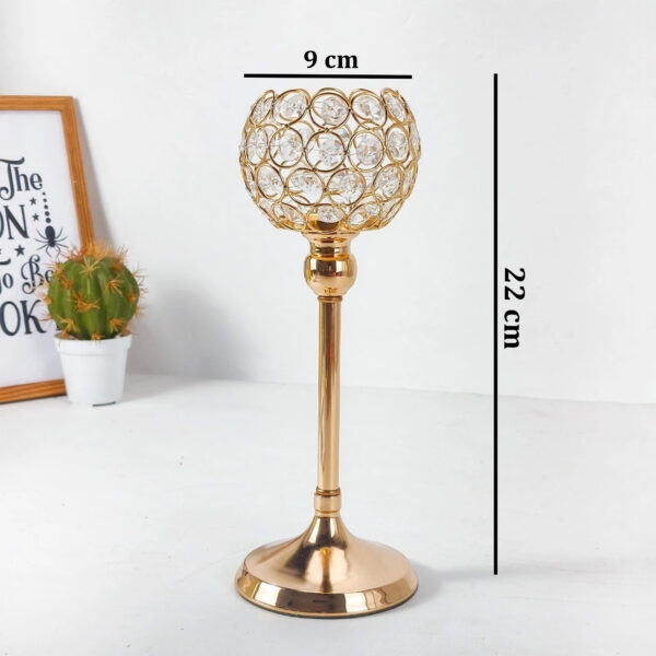 Dekorasi Candle Holder Bulat L