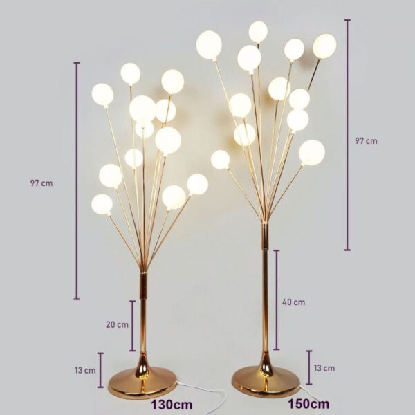 Dekorasi Pernikahan Lampu Standing Bola X11 b