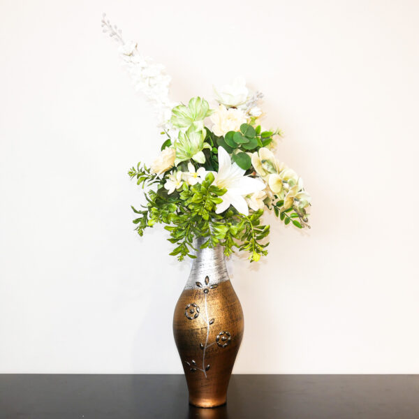 Rangkaian Bunga Meja Lily Latex Artificial Florist
